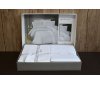 Постельное белье First Choice - Broad Line White (Turkey), евро комплект